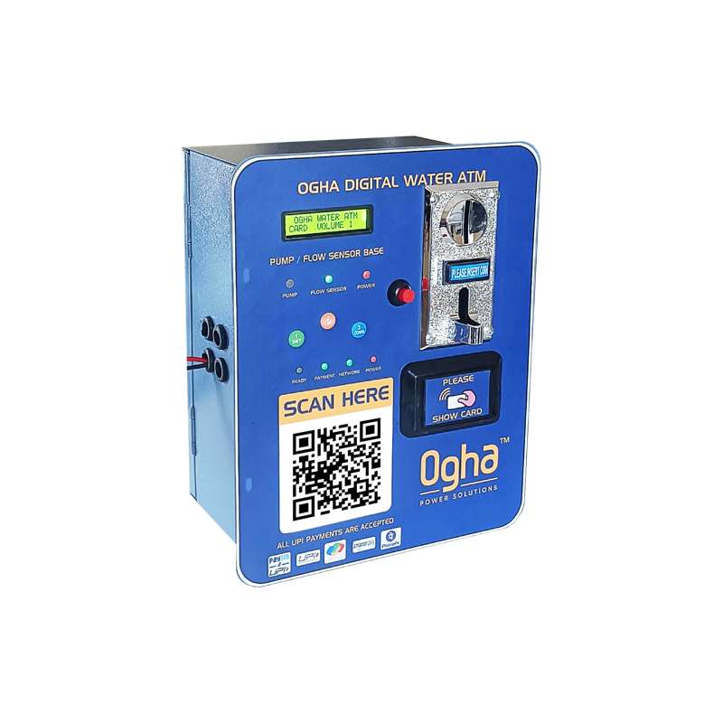 Ogha Coin+Card+UPI/QR Water ATM